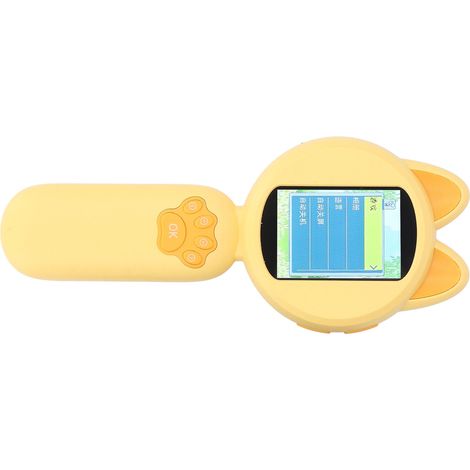 Loupe numérique enfant écran IPS 2 pouces résolution 1MP zoom 4X microscope électronique portable 8 LED jaune (1/5)