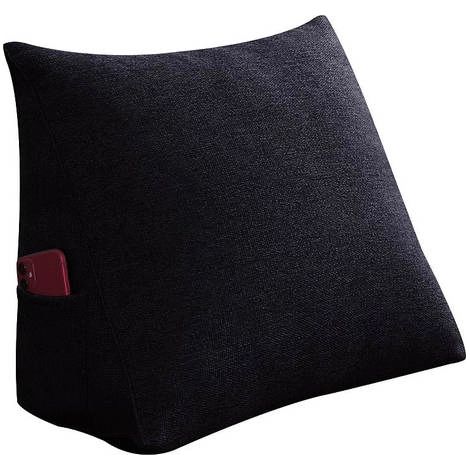 Lesekissen - Schwarz 60 cm (1/4)