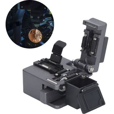Fiber Optic Cutting Tool, High Precision Fiber Optic Cleaver Cable Cutting Tool with Bag (1/5)