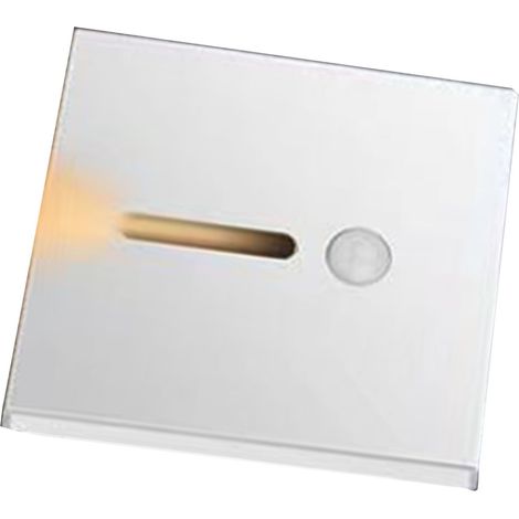 Minimalistische Bewegungsmelderlampe, sanftes Licht, Nachtlicht, Bewegungsmelderlampe für den Flur, weiß. (1/5)