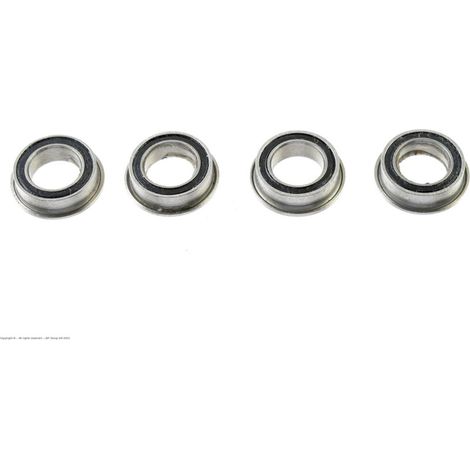 Revtec - Ball Bearing - Chrome Steel - ABEC 3 - Rubber Shielded - 5X8X2 5 - Flanged - MF85-2RS - 4 pcs