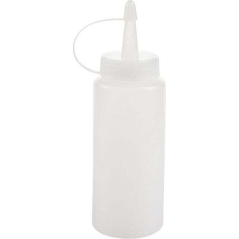 Flacon Souple Distributeur de Condiments Sauce Ketchup Moutarde Plastique Transparent 6Oz (1/4)