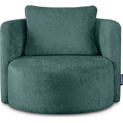 KONSIMO RAGGI Drehsessel, Marineblau (1/5)