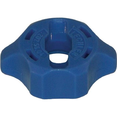 Tuerca de boquilla tipo bayoneta SW8/10 color azul'con junta Lechler LECHLER 0652025604