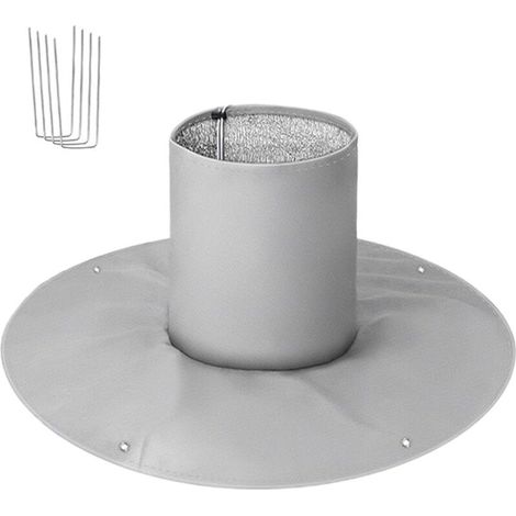 Protecteurs de racines de palmier d'hiver, couvre-protecteur de tronc avec clous de sol, sac de protection contre le gel réutilisable pour arbres (1/4)