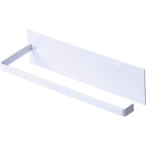 Paper Towel Holder, Wall-Mounted Kitchen Paper Towel Holder, No-Drill Paper Towel Holder, Metal Kitchen Roll Holder, Self-Adhesive Kitchen Paper Towel Dispenser, 25cm - White (1/5)