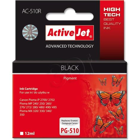 Tinta ActiveJet para Canon PG-510 reg AC-510R (1/2)