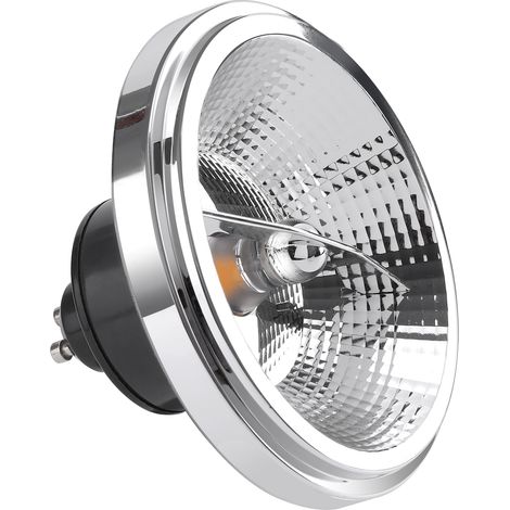 AMPOULE AR111 - 10,5 W GU10 4000 K / Noir avec réflecteur (1/4)