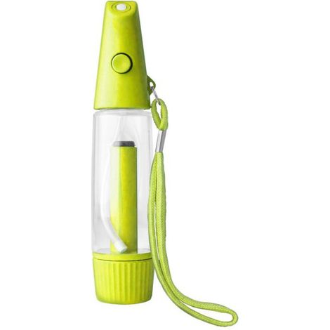 Pulvérisateur manuel - - 30 ml rechargeable - Tête orientable - Poignée légère & lanière - Corps transparent vert (1/3)