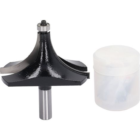 Runder Hartmetall-Fasenfräser 1/2" (12,7 mm) für Oberfräse, 1/2" x 3-1/2" (12,7 mm x 88,9 mm).