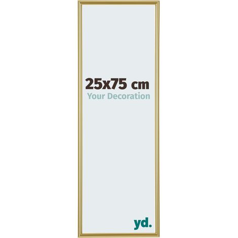 yd. - Cadre photo 25x75 - Or - Plastique - Annecy