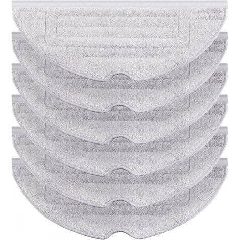 6pcs Serpillière pour Roborock S7 Pro Ultra S7 MaxV Ultra S7 Plus S7 Max Pièces de Rechange Accessoires pour Roborock S7 T7s T7s Plus Robot Aspirateur (1/5)