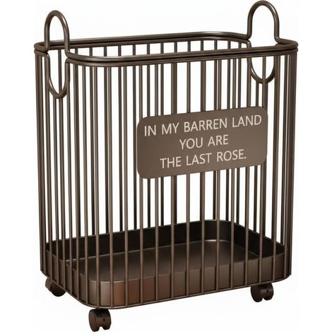 Easy-Move Laundry Hamper, Clothes Basket on Wheels, Large Top Opening, Breathable Feature, Suitable for Storage in Bedroom, Studio, Apartment, Obsidian Black, Large (1/4)