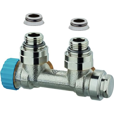 IMI Heimeier Ventil Multilux Einrohr Eck, für Rp 1/2" Innengewinde und G 3/4" Außengewinde (1/3)