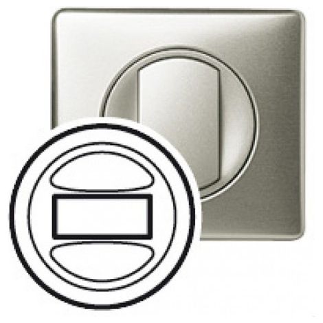 Enjoliveur titane interrupteur automatique sans marche-arret celiane LEGRAND 068339 (1/2)