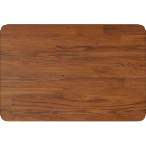 vidaXL Encimera baño madera maciza tratada marrón oscuro 60x40x1,5 cm (1/2)