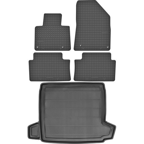 Tappetino per baule MAX-MAT 910316 + Tappetini MOTOHOBBY 150603 - Citroen C5 II Berlina dal 2009-2017, CP anteriore - Installato (1/5)