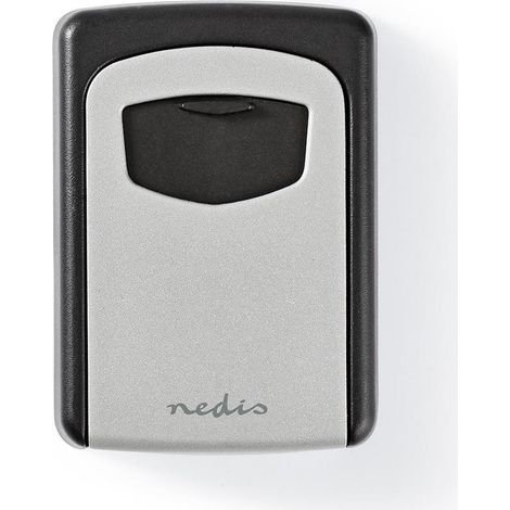 Nedis KEYCC01GY Caja fuerte segura gris/negro aluminio
