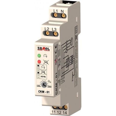 Sensor de secuencia de fases 230/400 V CA Tipo: CKM-01
