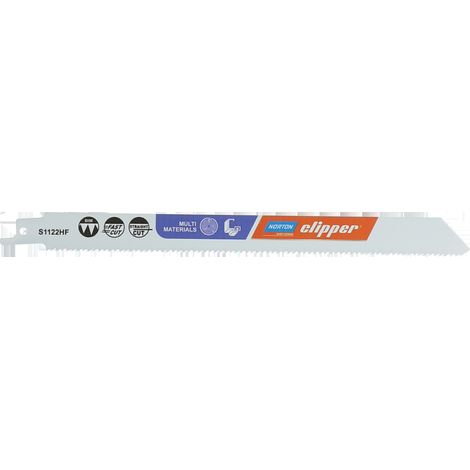 Lames de scie sauteuse Norton s1122hf bi-métal 228 mm 2 pièces (1/2)