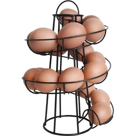 Support En Spirale Pour Œufs De Cuisine,Support À Œufs,Distributeur Oeuf En Spirale,Comptoir Porte-œufs,Distributeur Oeuf (1/4)