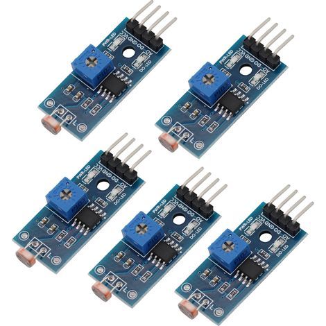 Light Sensor Modules, Digital/Analog Output, Adjustable Potentiometer, For Arduino Electronics (1/5)