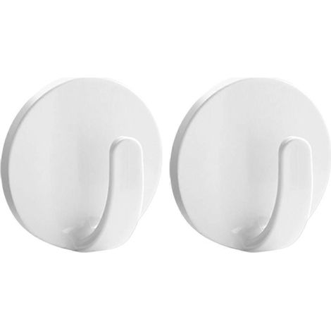 Lot de 2 crochets magnétiques pour suspendre un réfrigérateur.-4.3X4.3X4CM-White (1/4)