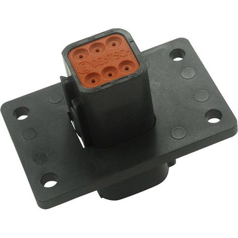 Connettore Serie DT Femmina 6 Vie CL06 da pannello (1/2)