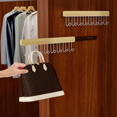 Extendable Clothes Rail for Closet Door Hanger Sliding (30 cm) (1/5)