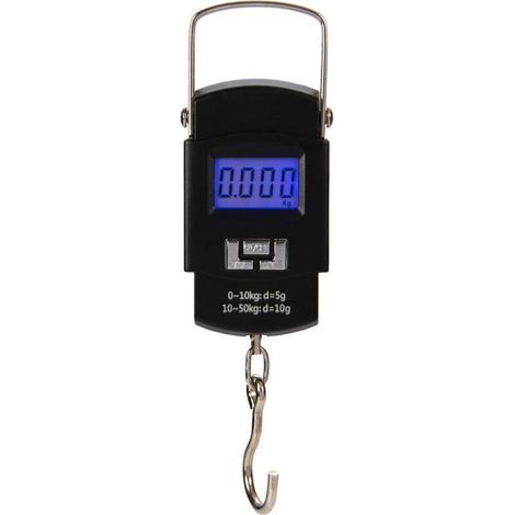 Ulisem Gepäckwaage, tragbare digitale Angelwaage 50 kg, zum Angeln, Wiegen von Gepäck, auf Reisen und zu Hause (1/4)