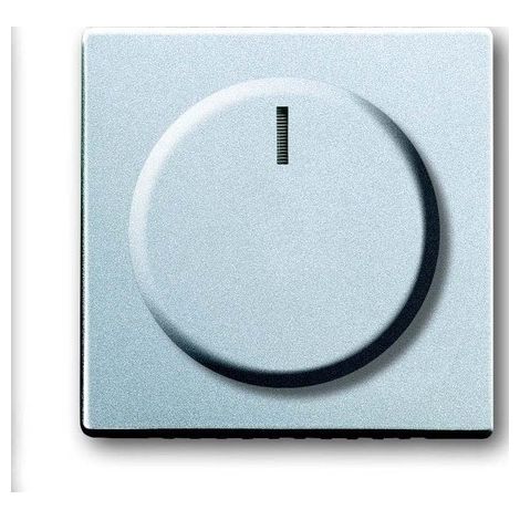 BUSCH-JAEGER 6540-83-102 ELÉMENT DE COMMANDE POUR VARIATEUR ROTATIF -102, ARGENT ALUMINIUM, SOLO 6599-0-2952