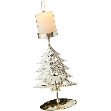 Bougeoirs de noël, bougeoirs en fer, bougeoirs décoratifs pour-D (1/2)