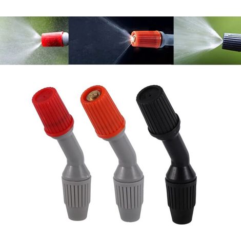 (1 cône rouge) Buse de pulvérisation réglable pour arrosage automatique de jardin, pièce de rechange pour lance de pulvérisation