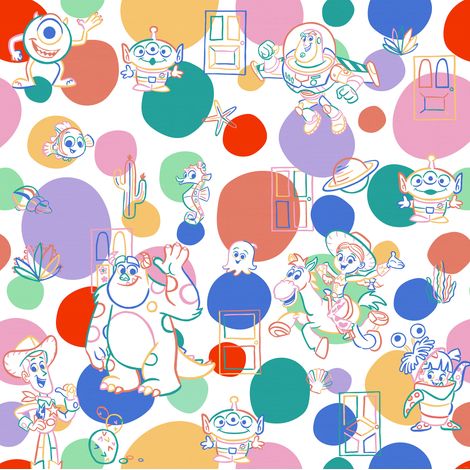 Papier peint panoramique enfant Pixar Souvenirs (1/4)