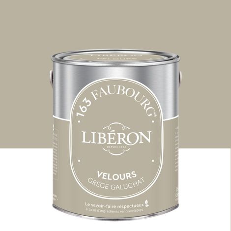 LIBERON Peinture grège galuchat multisupport 163 faubourg LIBÉRON velours 2.5 l