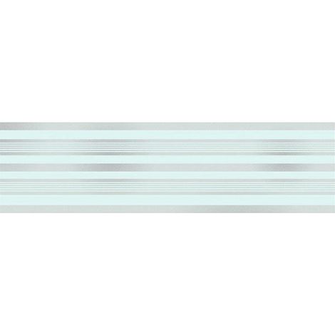 DISCONTINUED Stripe Wallpaper Border Glitter Effect Glitz Glitter Sparkle Shiny Duck Egg Blue