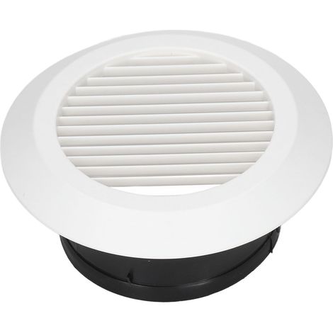 Grille d'aération ronde en ABS pour salle de bain, bureau ou cuisine, 15 cm (6 pouces) (1/5)