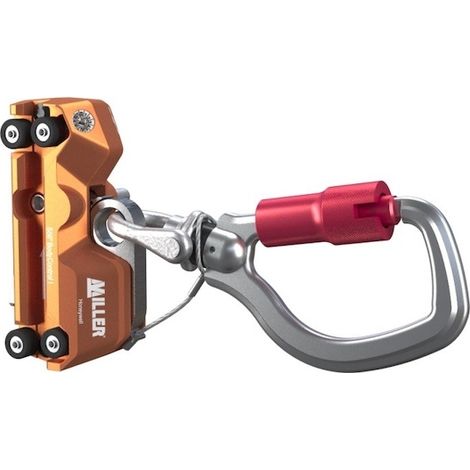 Coulisseau antichute sur corde Body Control I – Système d'arrêt rapide – Résistance > 15 kN – Température d'utilisation -40 à +70°C – Miller