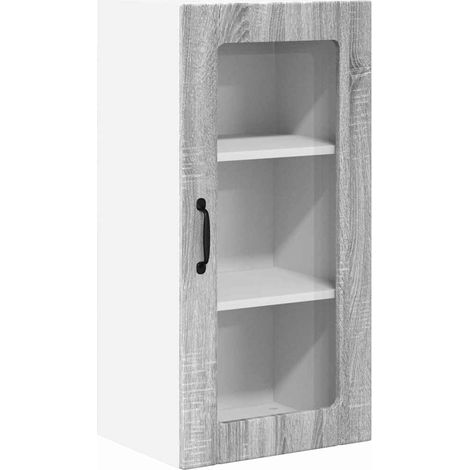 Meuble mural de cuisine,Armoire de cuisine avec porte Gris Sonoma 40 x 31 x 80 cm CFW57473 (1/5)