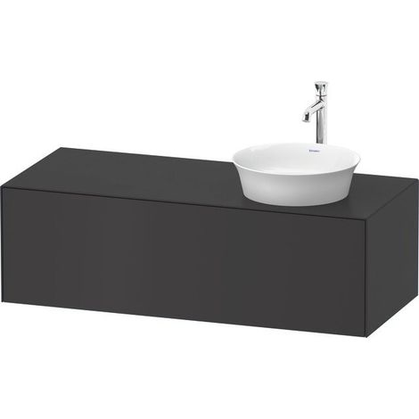 DURAVIT WT4977R5858 WTU White Tulip lave-mains mural, 1 tiroir, à droite