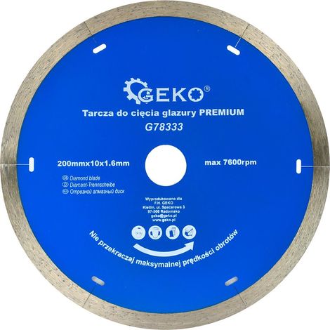 Disque de coupe pour carrelage 200 mm x 10 x 1,6 mm premium (50) (1/3)