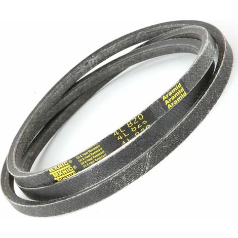 Courroie tondeuse trapézoïdale 4L820 en Kevlar – Dimensions 12,7 x 2083 mm – Transmission fiable et résistance à l'usure – Teknic