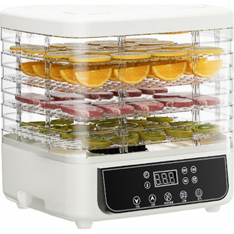 Dehydrator, Multifunctional Fruit Dryer with 5 Compartments, 72 Hour Timer Fruit Dryer with LED Display, Food Dryer for Meat, Fish, Vegetables (1/5)