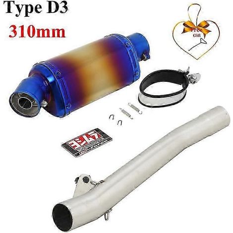 Système d'échappement Yoshimura pour moto Suzuki Bandit 600, silencieux à tube de liaison modifié, DB Killer, GSF600, GSF600S, 1995-2006 (Type D3) (1/5)