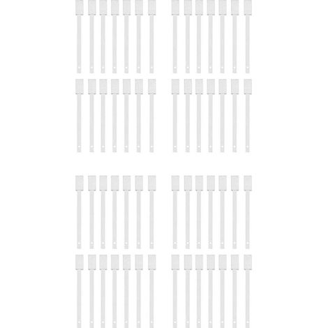 56 Pièces Séries Jetables Brosse de Toilette Brosses de Nettoyage des Crevasses, pour Coins de Toilette, Rainures de Fenêtre, Rails de Porte,