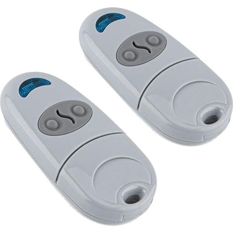 Telecommande Universelle Portail, 2PCS Telecommandes Portatives 433, Télécommande Garage Portail Universelle Top432ee, 432, 432ev, 432, 432a, 432m, 432s, T432, 433.92mhz (1/5)