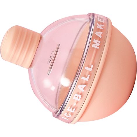 Moule à glaçons ronds en silicone, forme bulbe, libération facile, sans toxique ni odeur, pour cocktails et boissons, rose (1/5)
