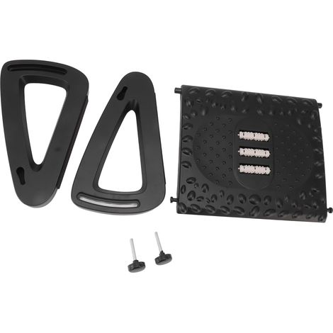 Eosnow Unter dem Schreibtisch Footstütze 6 Höhenverstellbare ergonomische Fußhocker mit Massagestruktur und Roller für Büroschwarz