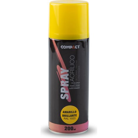 Leuchtend gelbe Acryl-Sprühfarbe, 200 ml