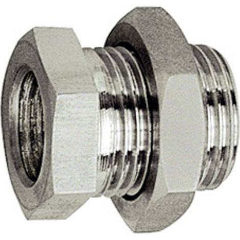 Riegler Schottverschraubung, G 1/4 a., G 1/8 i., Edelstahl 1.4571 (1/3)